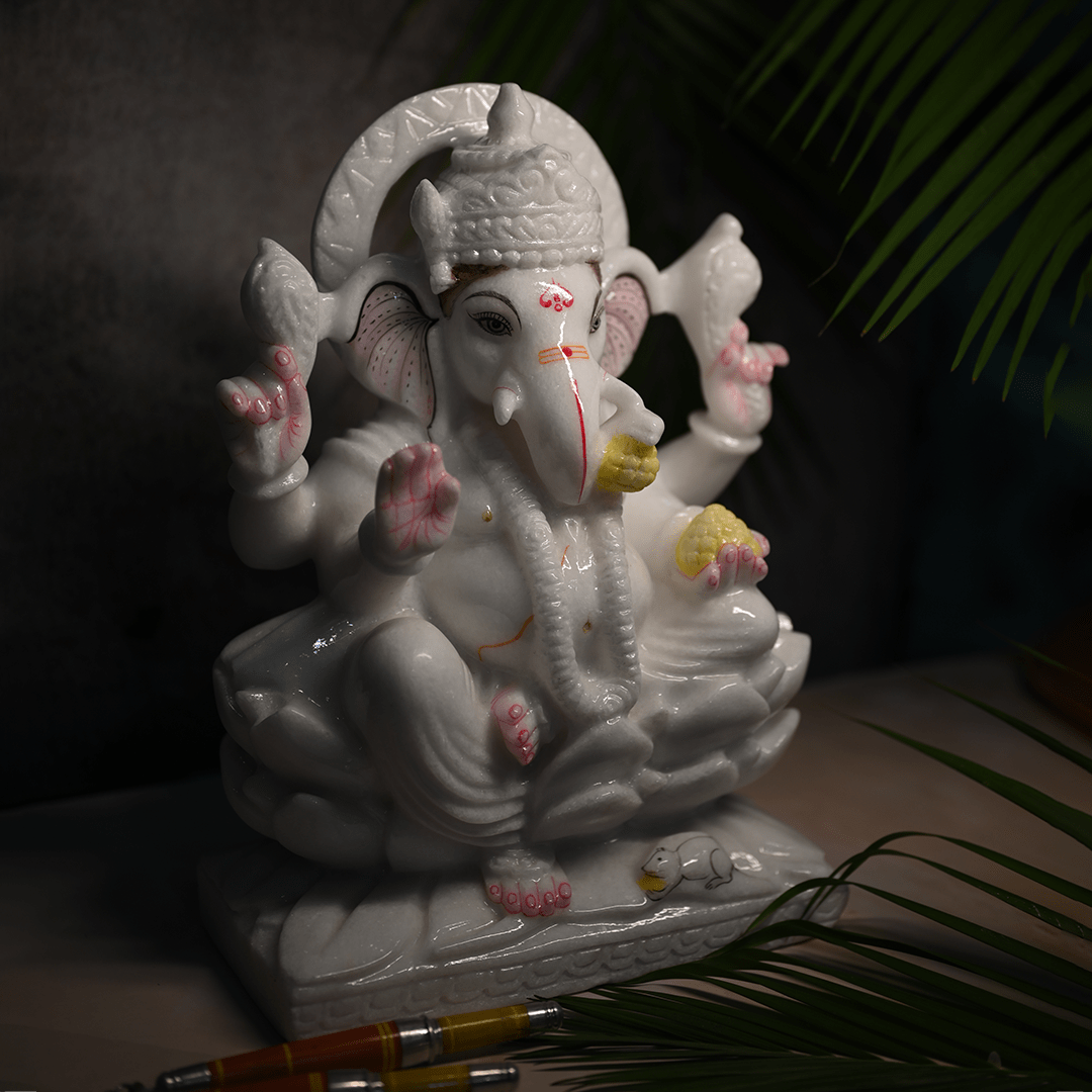 The Meaning of the Different Ganesha Marble Murti Poses