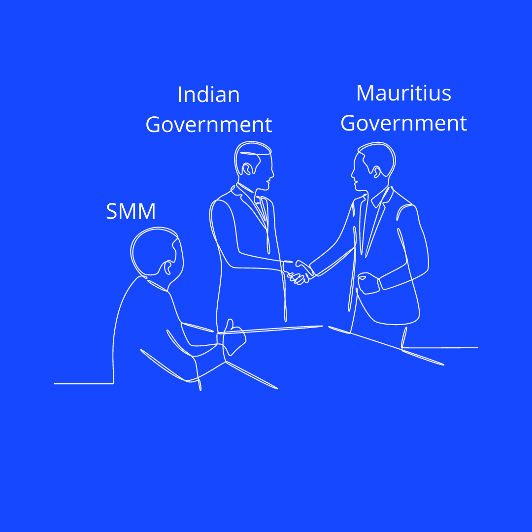 India to Mauritius
