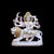 Durga Mata Cut-Gold Marble Statue