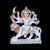 Durga Mata Cut-Gold Marble Statue For Temple