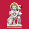 Sitting Aashirwad Hanuman Ji Marble Statue (Vietnam)