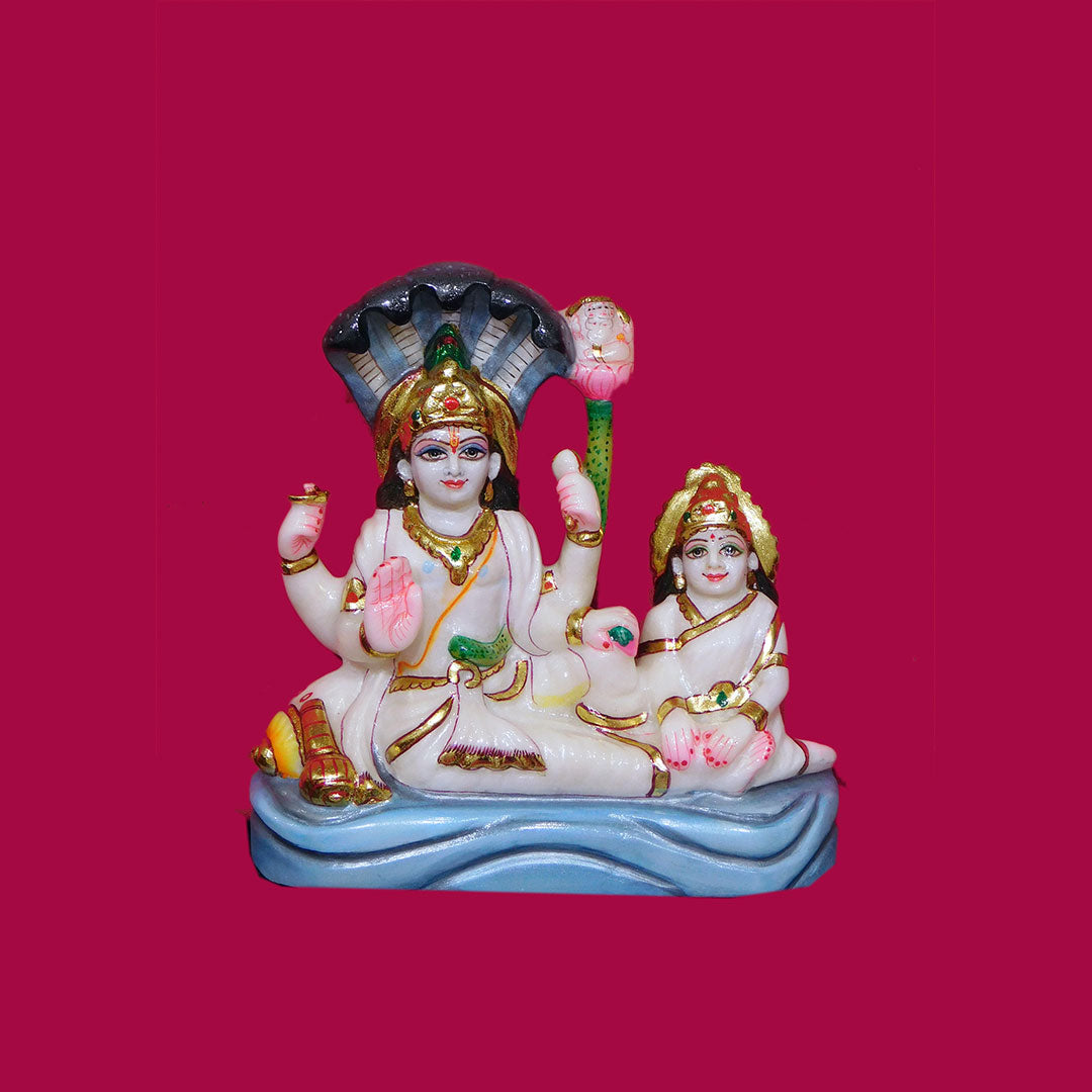 Sheshnag (Shesh Shaiya) Marble Statue