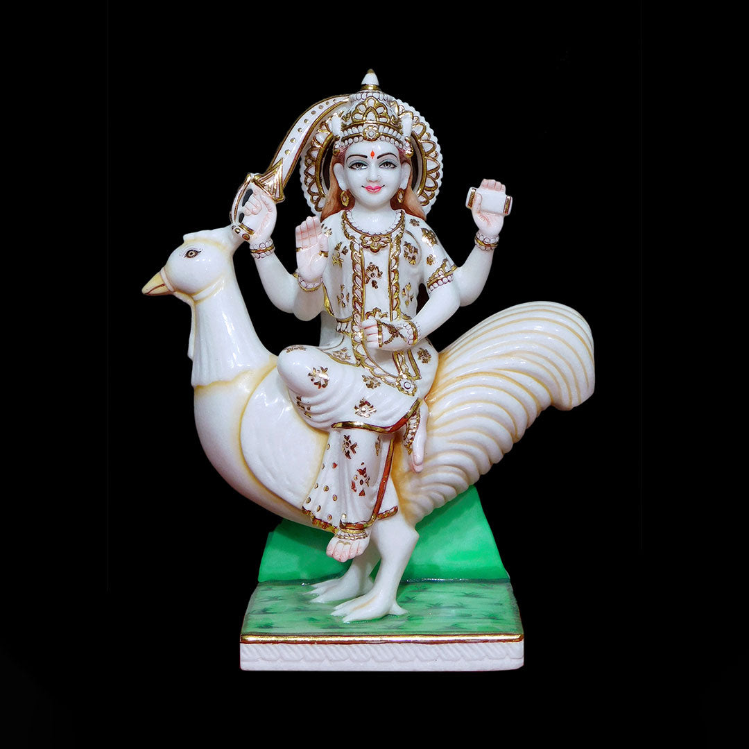 Bahuchara Mata Marble Statue (Vietnam)