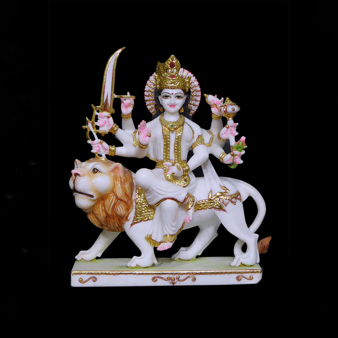 Durga Mata Marble Statue For Temple (Makrana)