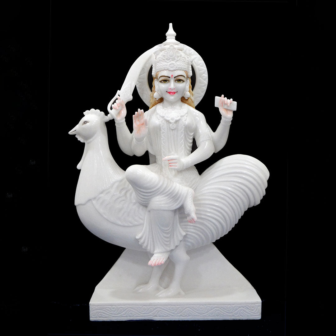 Bahuchara Mata Marble Statue For Temple (Vietnam)