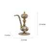 Marble Hookah In A Handpainted Minakari Style Design Home Decorative Item