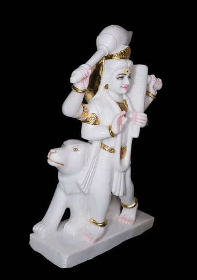 Bhairav Ji Marble Statue