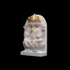 Marble Kartik Statue in Frame Sitting Position For Home, Mandir