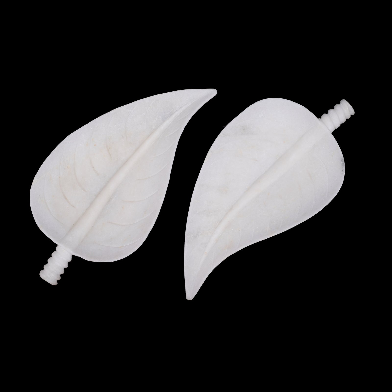 Marble Peepal Leaf Pair