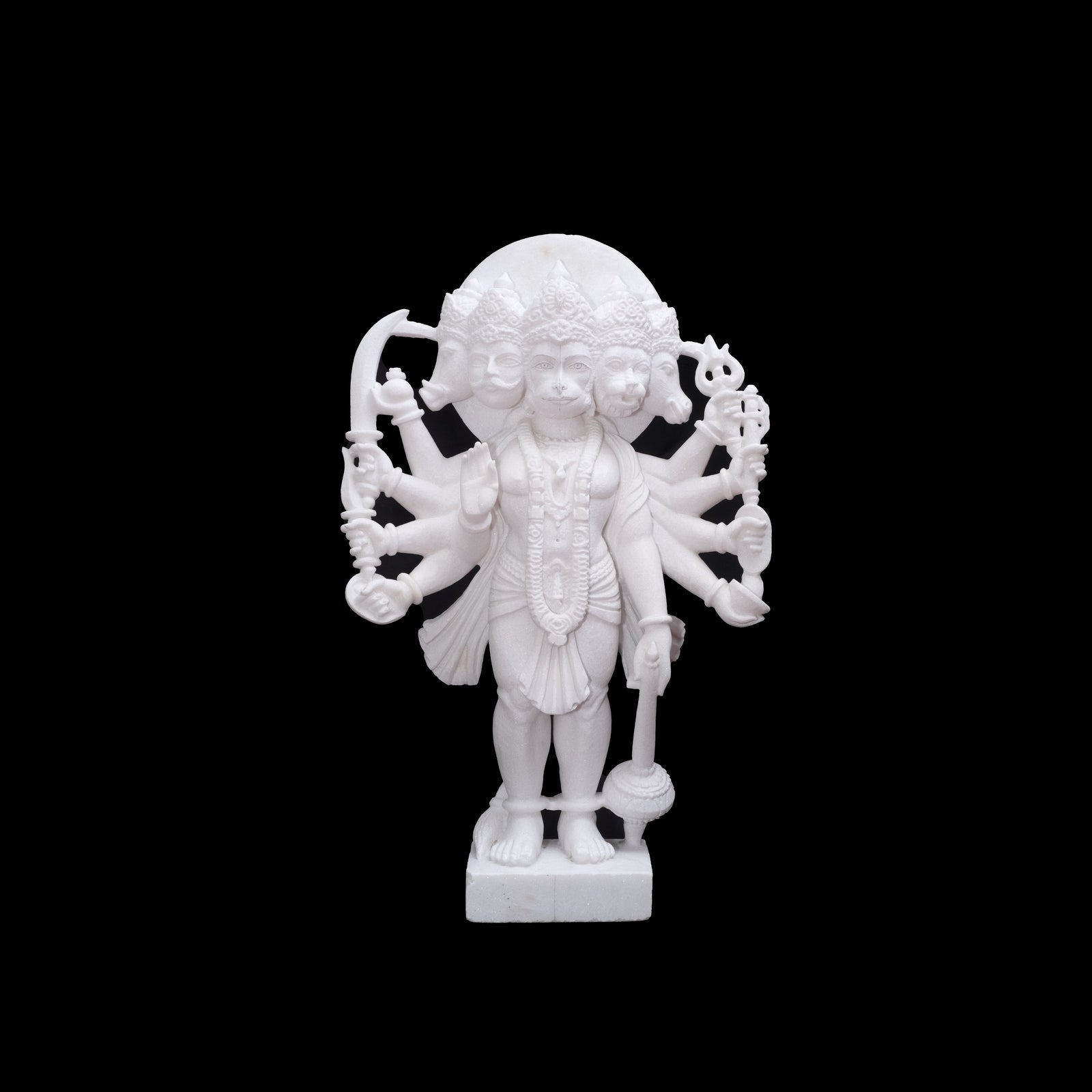 Panchmukhi Marble Hanuman Statue For Temple