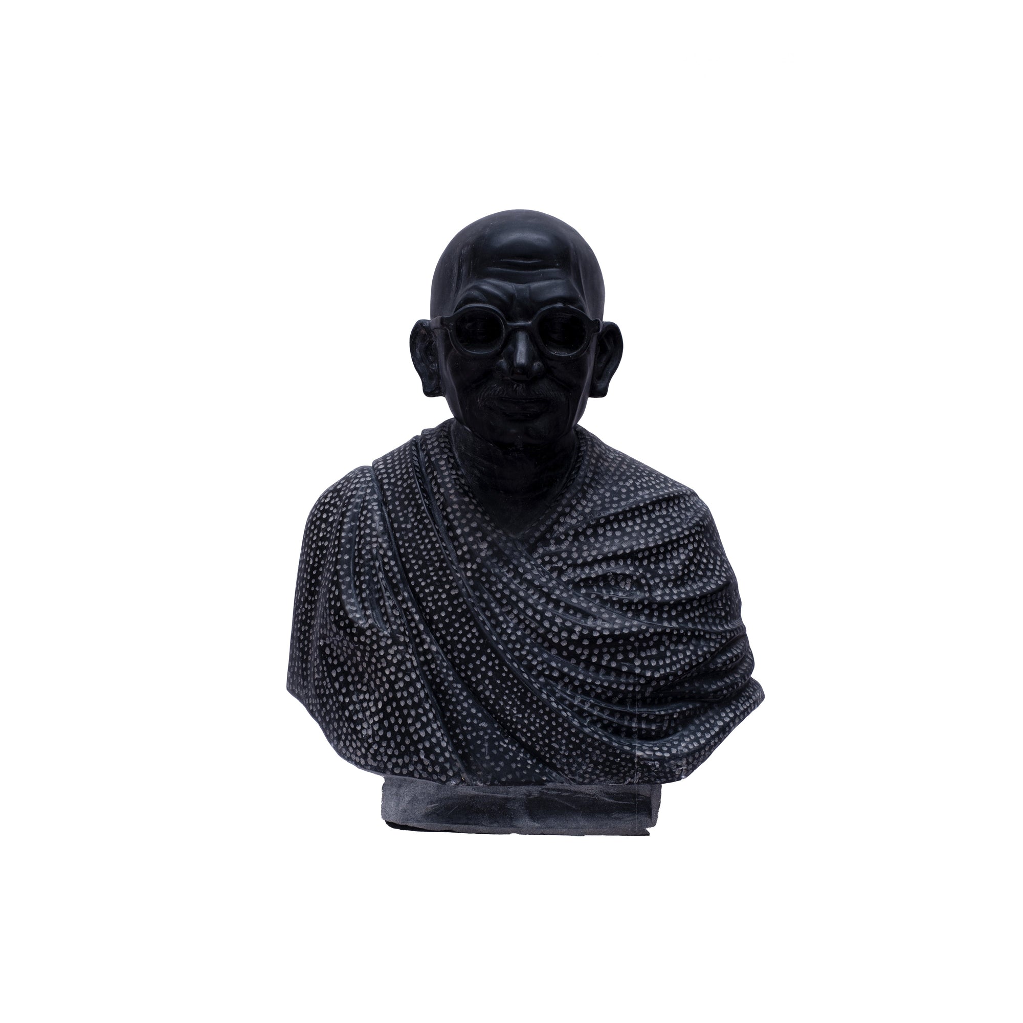 Mahatma Gandhi Black Marble Statue For Home Office Decoration