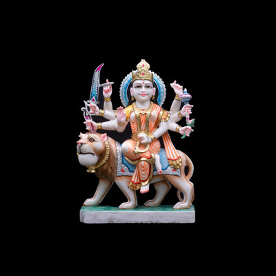 Durga Mata Marble Statue For Temple