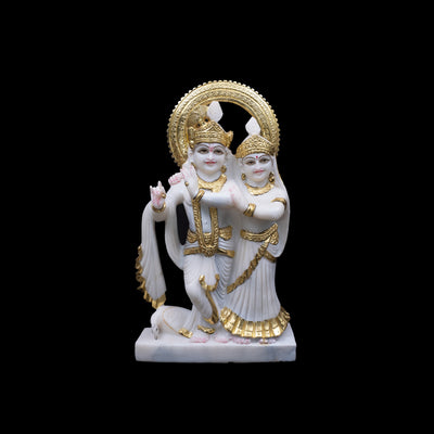 Radha Krishna Marble Statue For Temple