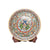 Round Shaped Marble Display Plate with Stand Minakari Handpainted Display Plate For Home Decor