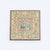 Marble Chowki Square Shaped Minakari Handpainted Chowki With Kundan Work