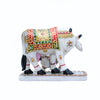 Cow and Calf Figurine with Base | Minakari Handpainted Cow and Calf Figurine