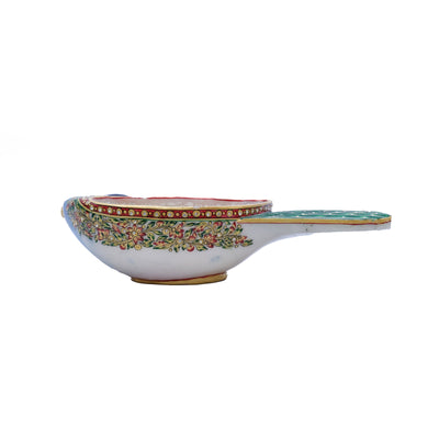 Marble Peacock Bowl For Home And Kitchen