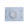 White Marble Tray With Flower Shaped Container