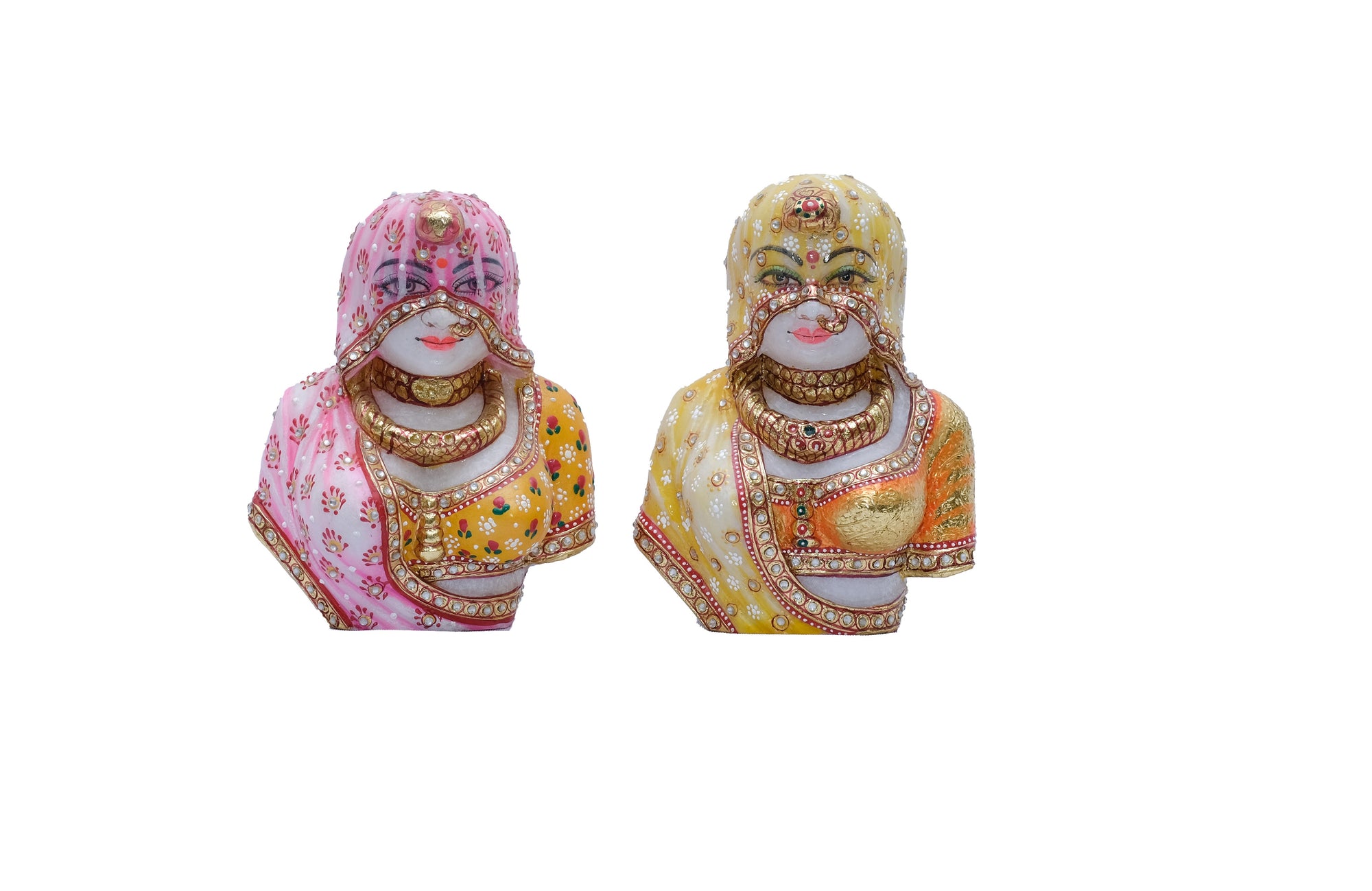 Marble Banni Thanni in Pink and Yellow