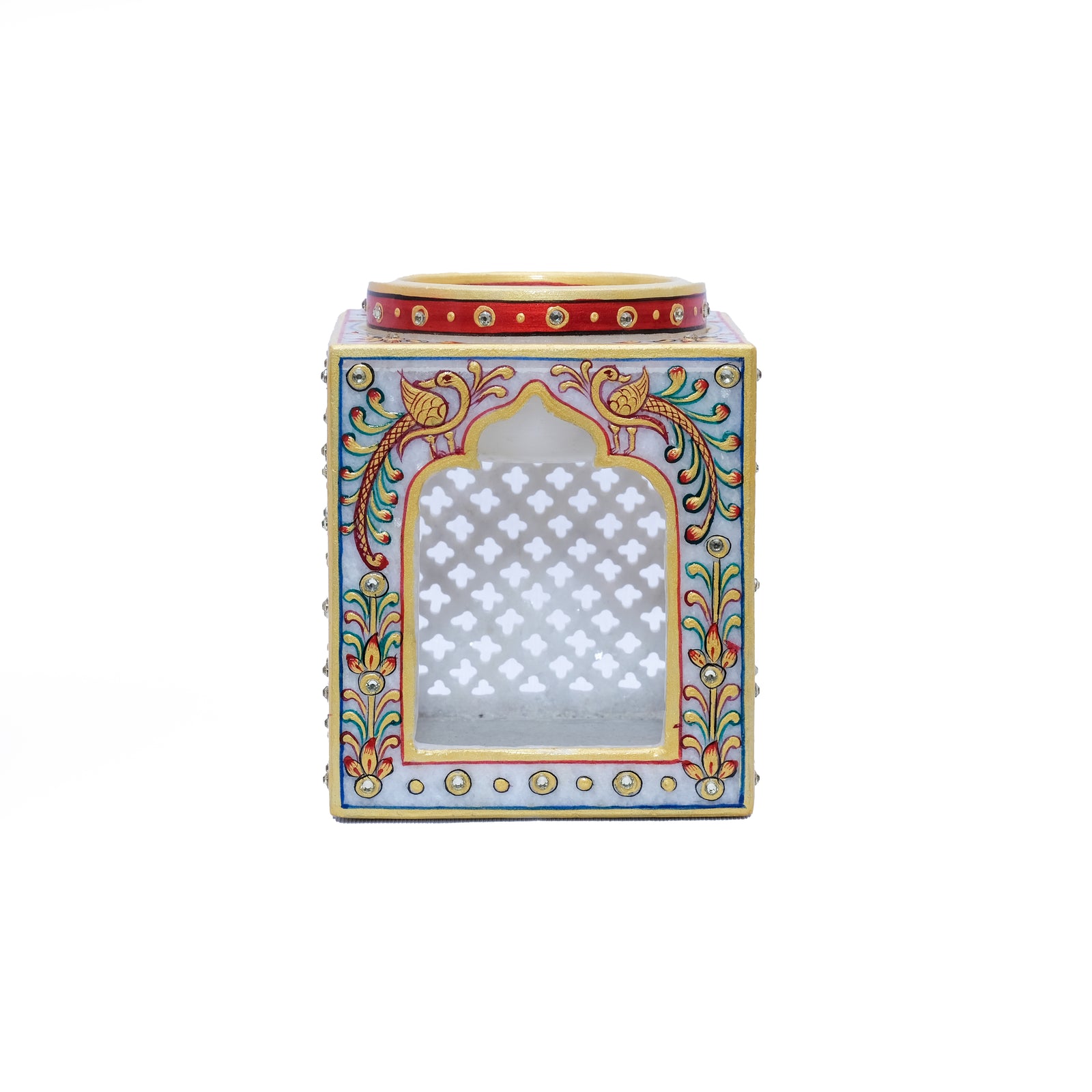 Marble Rectangular Candle Stand For Candlelight Dinners