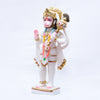 Makrana White Marble Standing Hanuman Ji Holding Gada in Hand