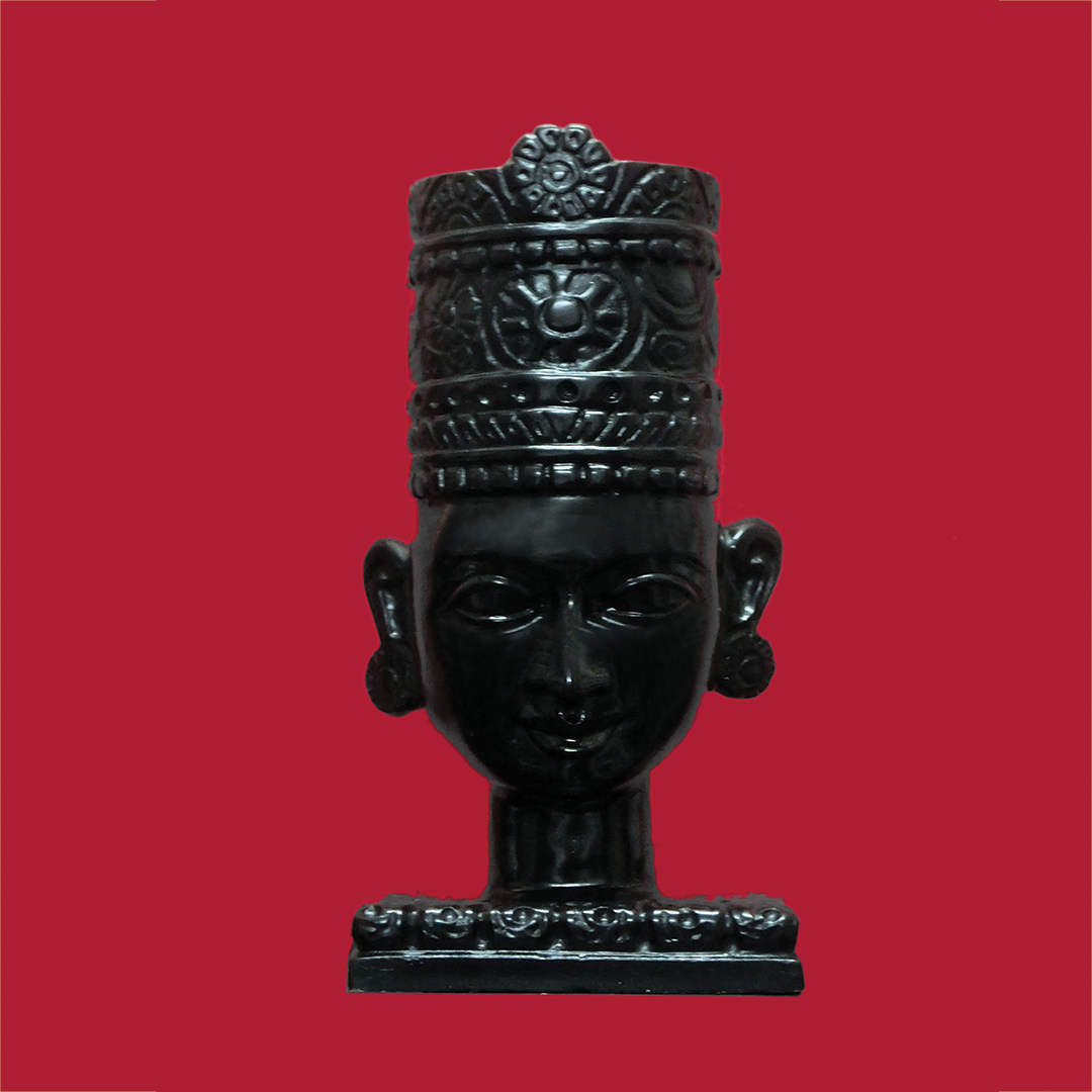Khatu Shyam Baba Marble Statue (Black)